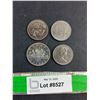 Image 1 : (4) Vintage Canadian 1 Dollar Coins