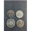 Image 2 : (4) Vintage Canadian 1 Dollar Coins