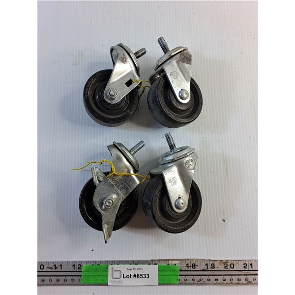 (4) Caster Wheels
