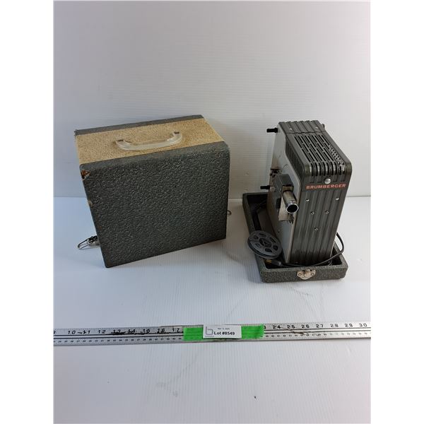 Vintage Brumberger Movie Projector