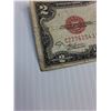 Image 3 : Antique 1928 Series US 2 Dollar Banknote