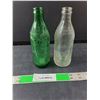 Image 1 : (2) Vintage Glass Bottles- Sprite & Coca-Cola