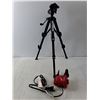 Image 2 : Coleman Electric Air Pump, Velbon Mini Tripod, (2) Storage Cases with Electronic Cords