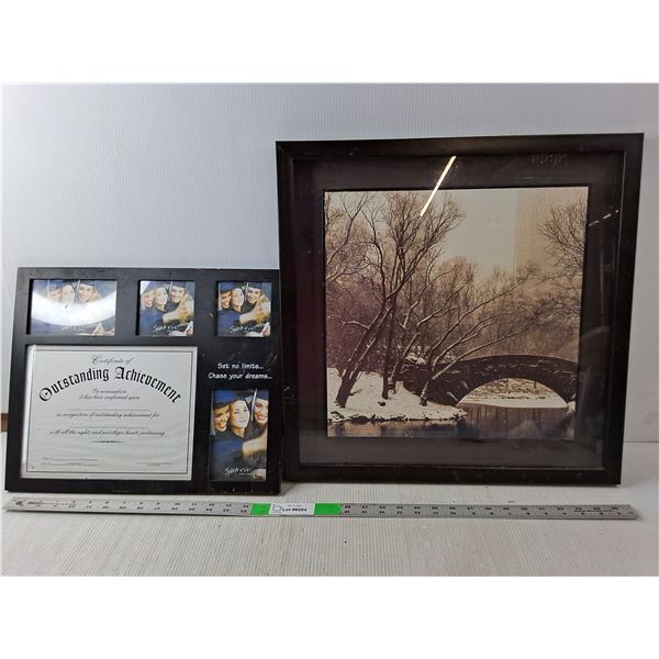 (2) Frames- Graduation Photos & Bridge