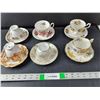 Image 1 : (6) Teacup & Plate Sets- Bone China, Japan