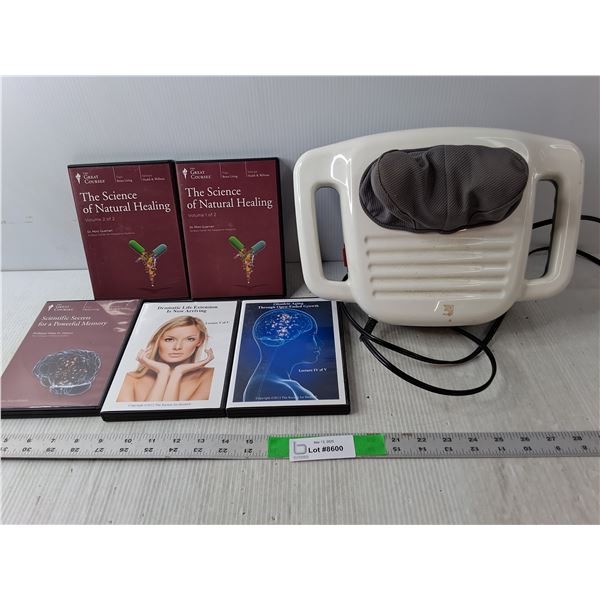Health DVD Series, Homedics Shiatsu Massager- Working