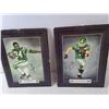 Image 2 : Sask Roughriders Lot- Autographed Weston Dressler & George Reed Photos, Grey Cup Glass, Coasters, Mi