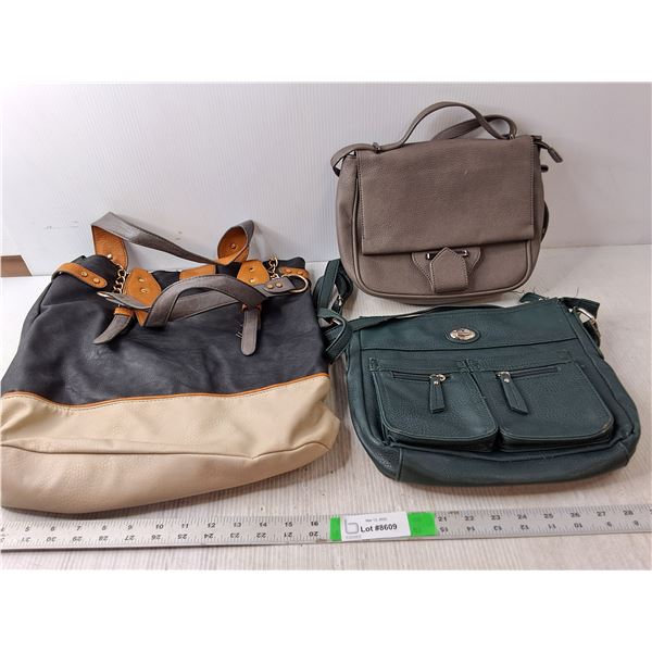 (3) Bags- Ricardo, Pinkstix, Maurices