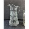 Image 2 : Crystal Pitcher and Flower Vase