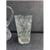 Image 3 : Crystal Pitcher and Flower Vase