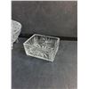 Image 3 : Crystal Lidded Dish, Ash Tray and Candy Dish
