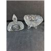 Image 6 : Crystal Lidded Dish, Ash Tray and Candy Dish