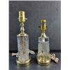 Image 2 : (2) End Table Crystal Lamps