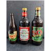 Image 2 : Vintage Labatt and Budweiser Glass Bottles