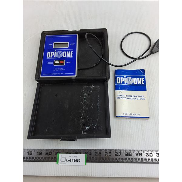 Cool Grain Opi-One Sensor in Tote - Tested