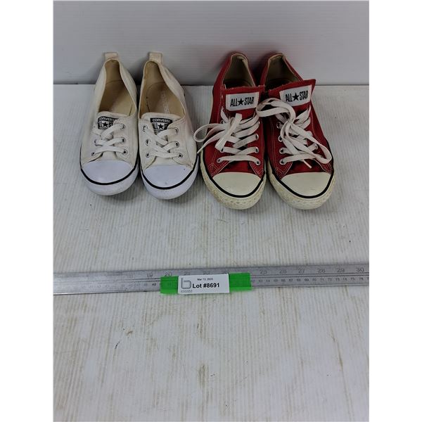 (2)Pairs Of Converse All Star Shoes