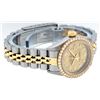 Image 3 : Rolex Ladies Quickset Two Tone Champagne 1 ctw Diamond Datejust Wristwatch 26MM