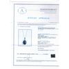 Image 4 : 13.56 ctw Blue Star Sapphire and 0.07 ctw Diamond 14K White Gold Pendant
