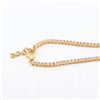 Image 2 : 11.05 ctw UNHEATED MultiColor Sapphire and 4.52 ctw Diamond 18K Yellow Gold Neck
