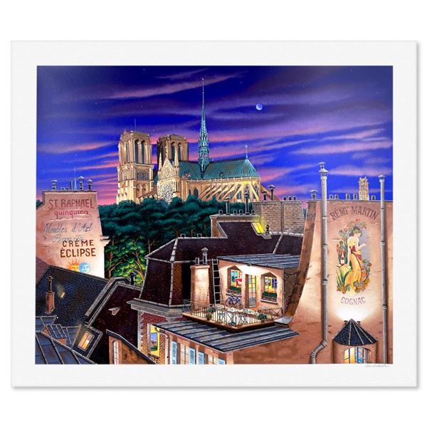 Notre Dame at Dusk by Kondakova Liudmila