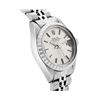 Image 3 : Rolex Ladies Stainless Steel Silver Index Dial Engine Turn Bezel Date Watch With