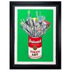Image 1 : Tomato Pop (Green) by Mr Brainwash
