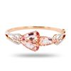 Image 1 : 20.46 ctw Morganite and 1.54 ctw Diamond 14K Rose Gold Bangle