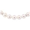 Image 2 : 0.74 ctw Diamond and South Sea Pearl Necklace - 14KT White Gold
