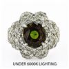 Image 1 : 4.49 ctw Alexandrite and 1.43 ctw Diamond 18K White Gold Ring (GIA CERTIFIED)