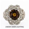 Image 2 : 4.49 ctw Alexandrite and 1.43 ctw Diamond 18K White Gold Ring (GIA CERTIFIED)