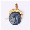 Image 2 : Antique Chinese Sapphire & Gold Pendant by Carlo Rici