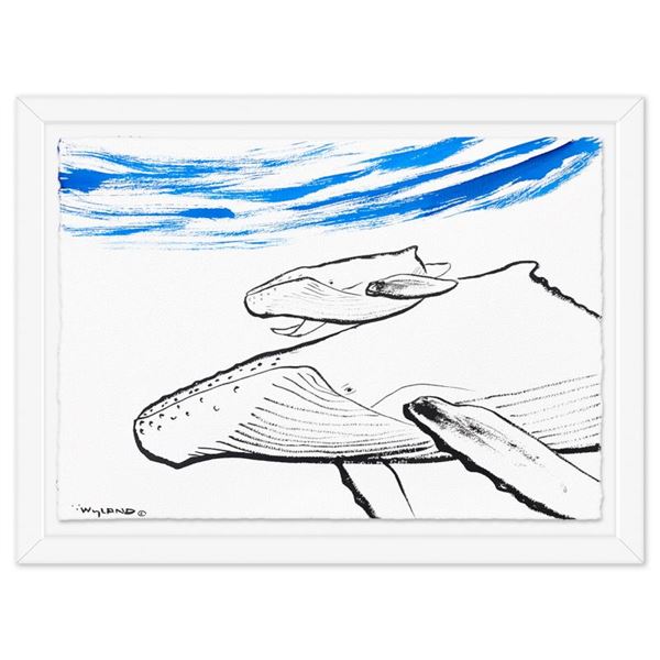 Humpback and Calf by Wyland Original
