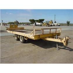20' Tandem Axle Tilt Bed Eq. Trailer
