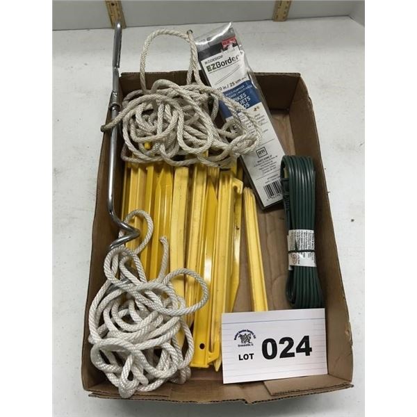 TIE DOWN STAKES - EXTENSION CORD