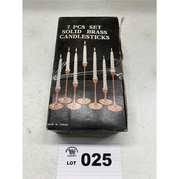 SOLID BRASS CANDLE STICKS