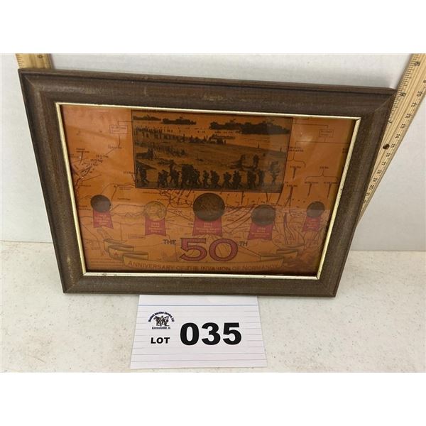 THE 50TH ANNIVERSAY OF NORMANDY COIN SET