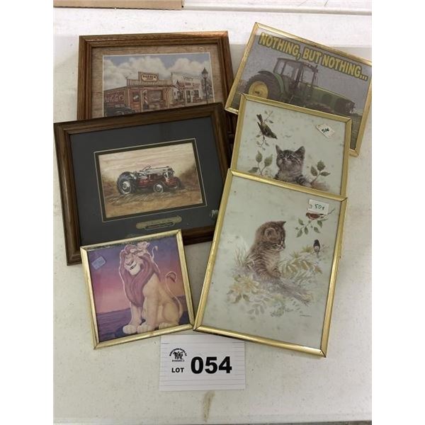 ASSORTMENT OF FRAMED PICTURES