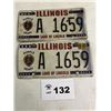 Image 1 : ILLINOIS PURPLE HEART LICENSE PLATES