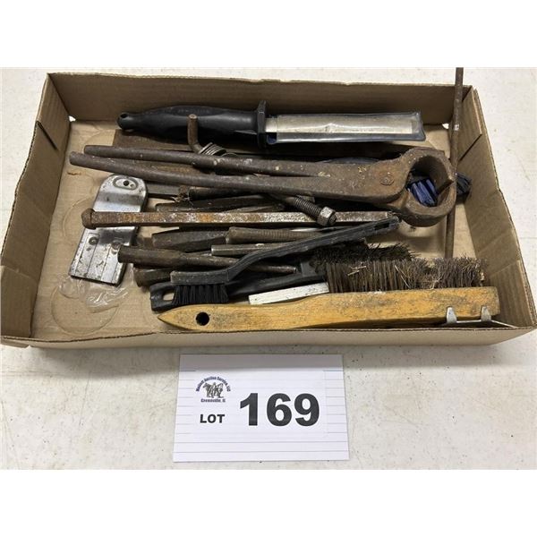 WIRE BRUSH - CLAMP TOOL - MISC