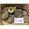 Image 1 : TOY TRACTOR AND TONKA TIRES (PARTS)