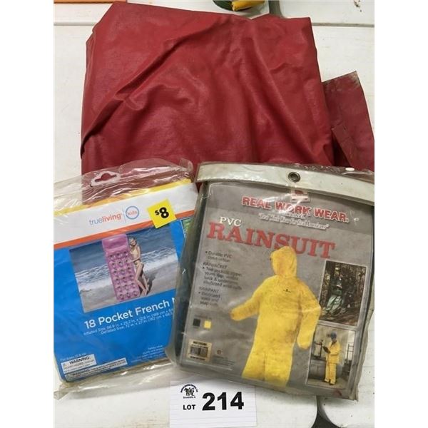 TARP - RAFT - RAINSUIT
