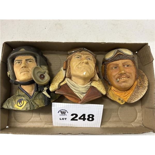 HEAD PLAQUES (CHALK?)