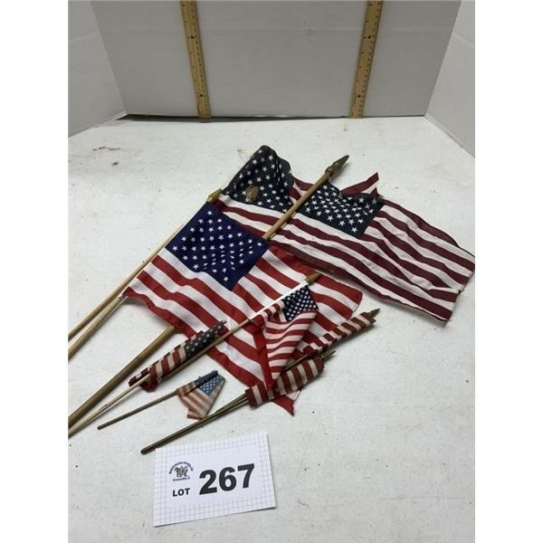 ASSORTMENT OF SMALL FLAGS