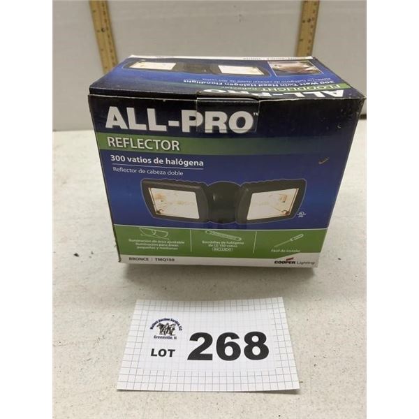 ALL-PRO REFLECTOR SECURITY LIGHT