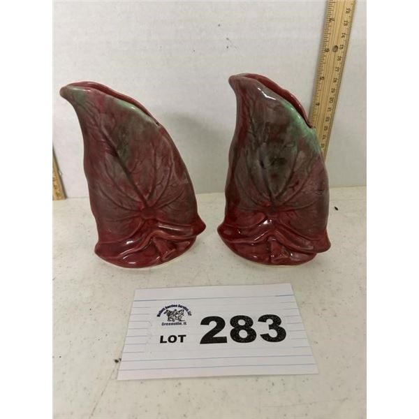 SLIM POTTERY VASE PIECES NO MARKINGS