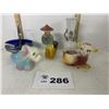 Image 1 : ASSORTMENT OF PLANTERS / BLUE RELISH DISH