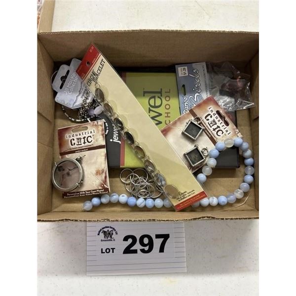 ASSORTMENT OF JEWELRY MAKING ITEMS