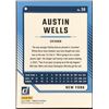 Image 2 : 2024 DONRUSS AUSTIN WELLS YELLOW FLOOD ROOKIE CARD