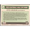 Image 2 : 1990 SWELL GUM OTTO GRAHAM (HOF)