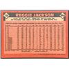 Image 2 : 1986 TOPPS REGGIE JACKSON (HOF)